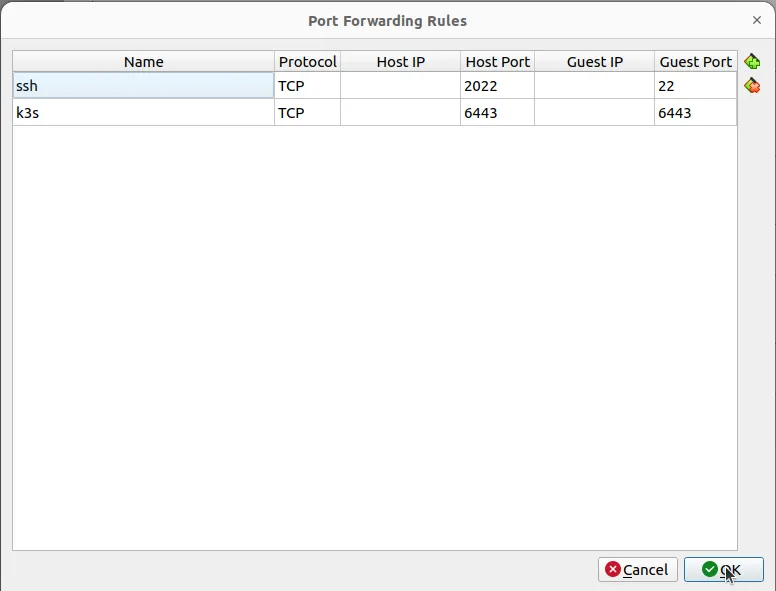 Port forwarding